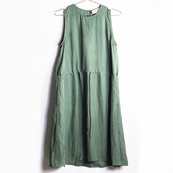 Everlane Japanese GoWeave Light Drawstring Dress 6 - Picture 2 of 6